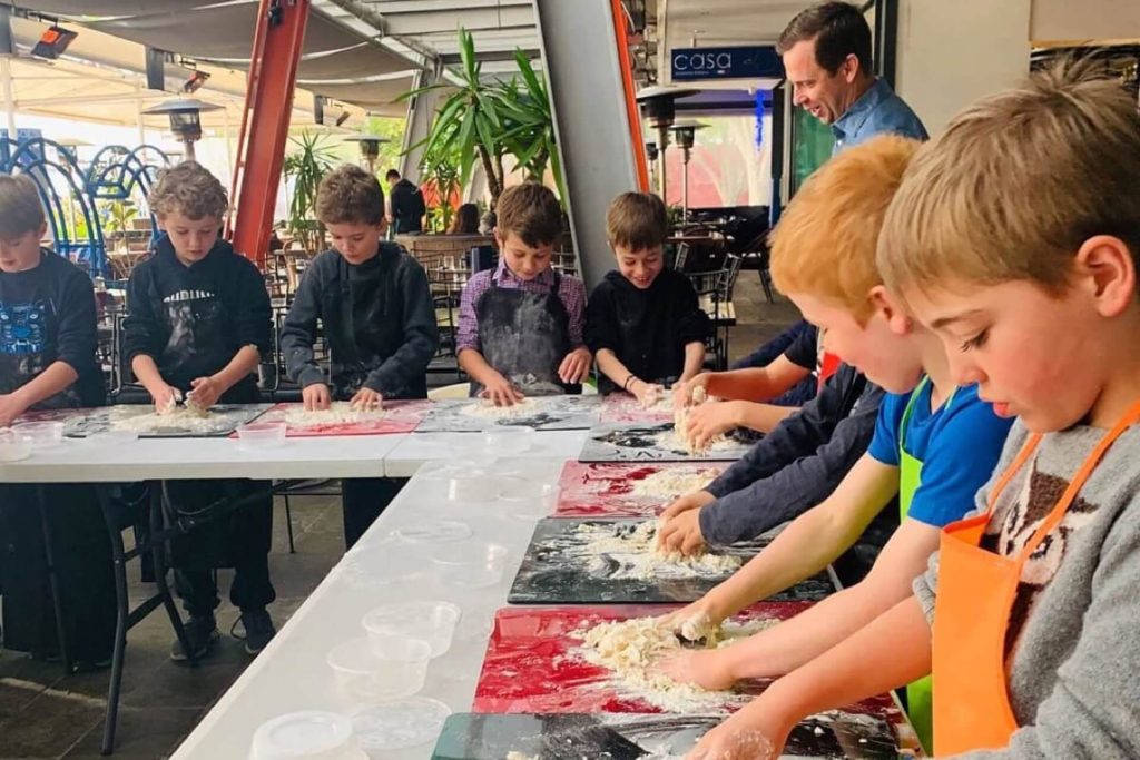 Kids Pizza Making Class At Casa