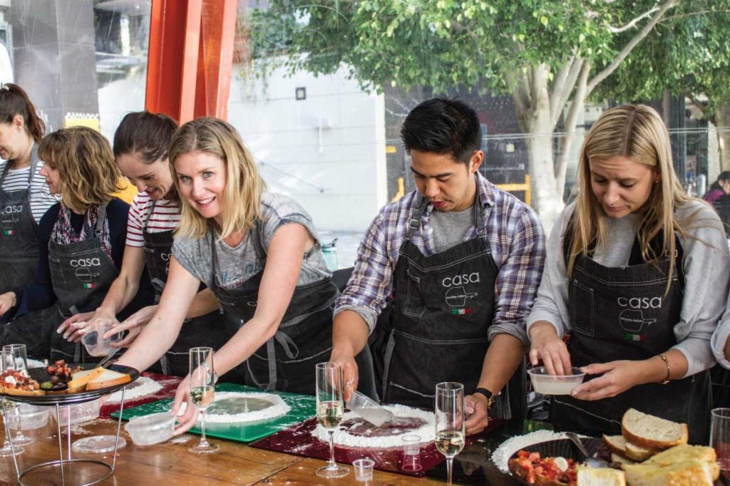 Pizza Making Class at Casa1920